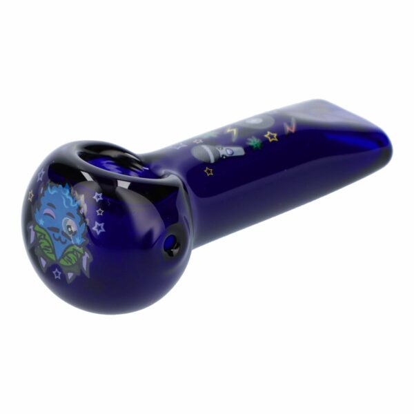 4" Granddaddy Purple Hand Pipe - Dark Blue