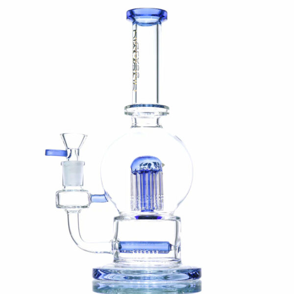 Diamond Glass Bubble Bong With Inline And Tree Perc - Image 3