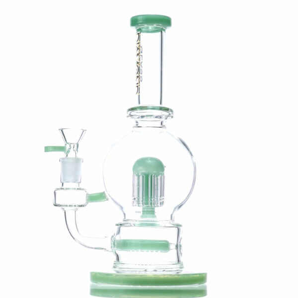 Diamond Glass Bubble Bong With Inline And Tree Perc - Image 4