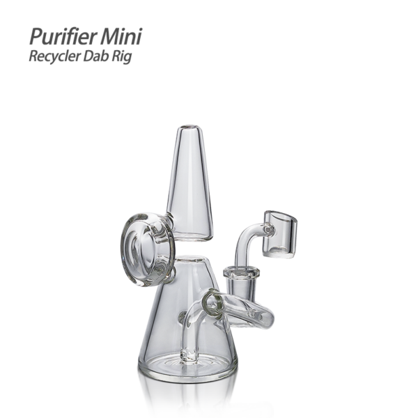 Waxmaid 5.12″ Purifier Mini Recycler Dab Rig - Image 6