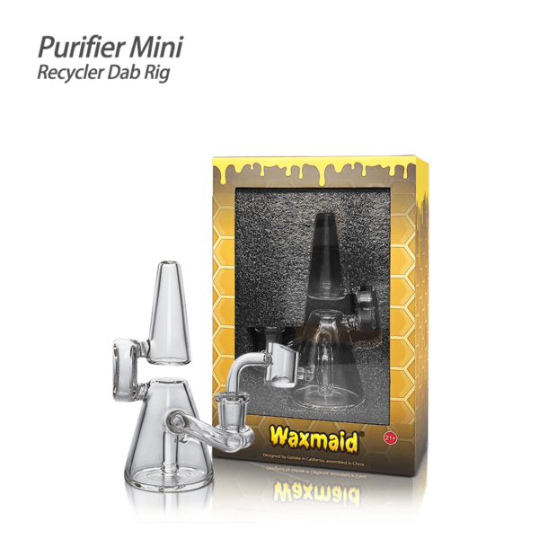 Waxmaid 5.12″ Purifier Mini Recycler Dab Rig - Image 3