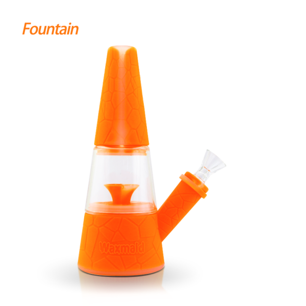 Waxmaid Fountain Silicone Glass Water Pipe - Image 10