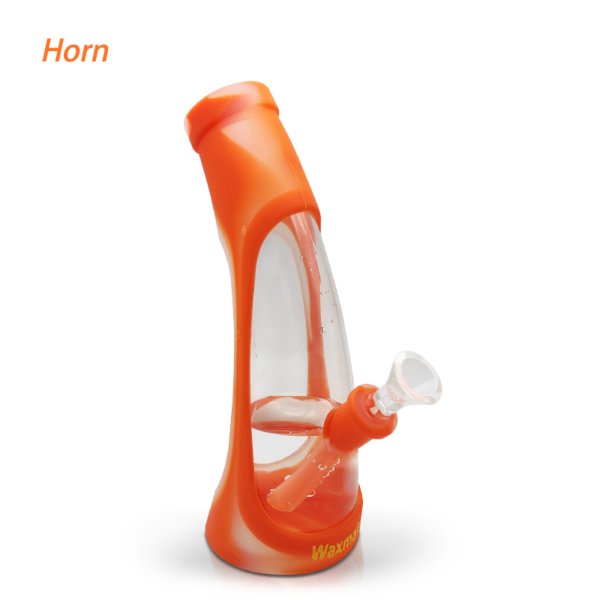 Waxmaid Horn Silicone Glass Water Pipe - Image 10