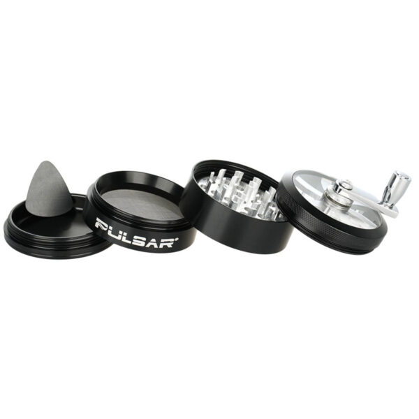 GR764 Pulsar Aluminum Crank Grinder 4pc / 2.5" - Image 4
