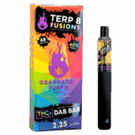 2.25-Gram Grandaddy Purps THCA + D8 Live Resin Disposable Dab Bar