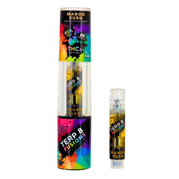 1-Gram Mango Kush THCA + D8 Live Resin Cartridge