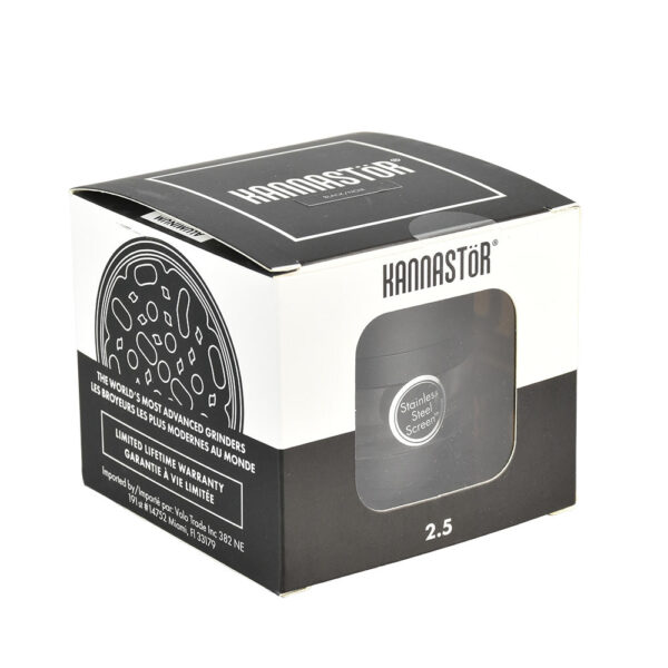 Kannastor Grinder Black 2.5" 4pc - Image 3