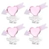 4CT BUNDLE - Cupid Heart Glass Carb Cap - 30mm