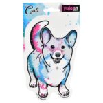 Cali Multi-Color Corgi Sticker - 5" x 3.5"