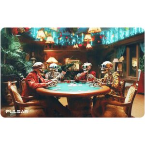 Pulsar DabPadz Fabric Top Dab Mat - Poker Night / 16"x10"