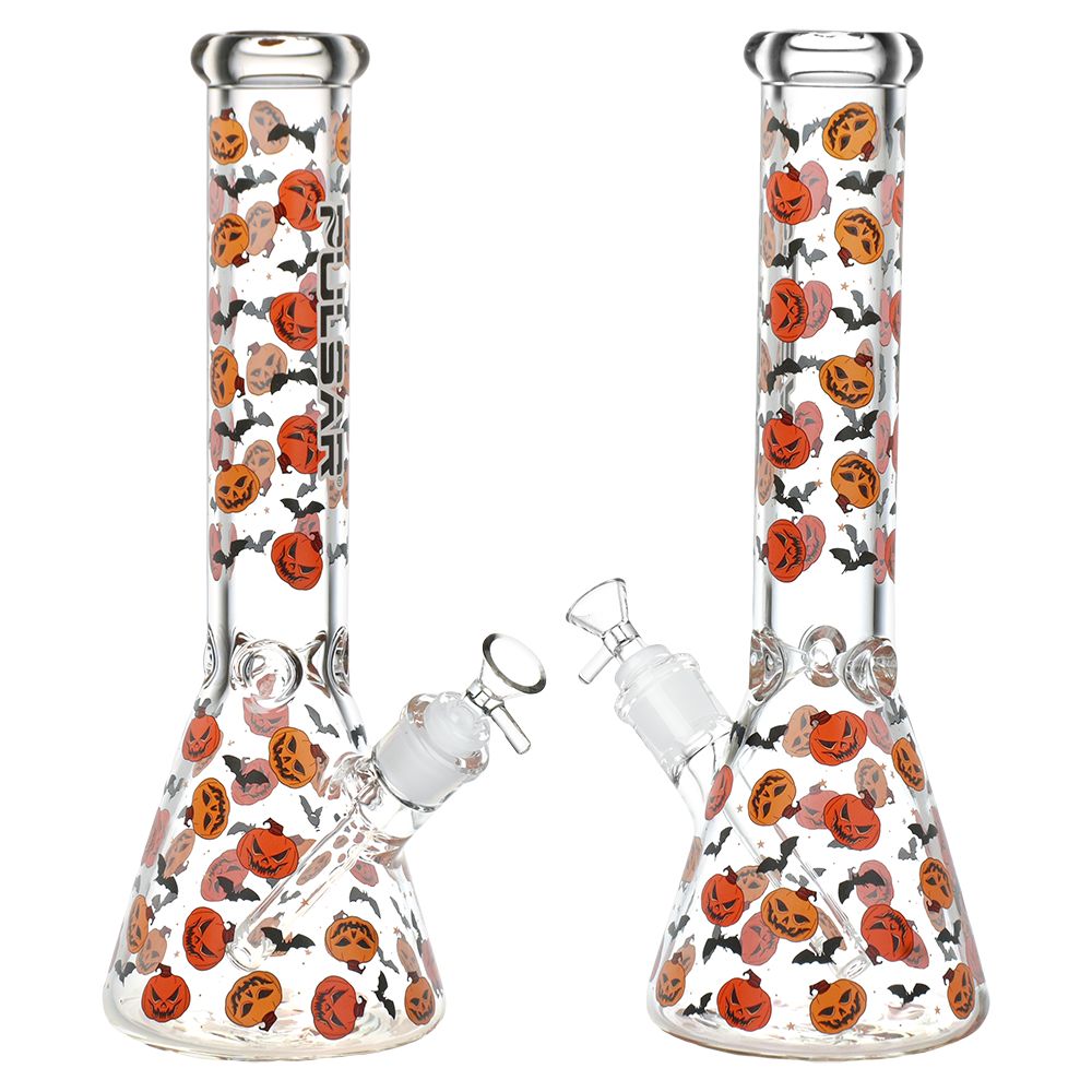 Pulsar Cackling Pumpkins Batty Beaker Bong | 14mm F - Image 3