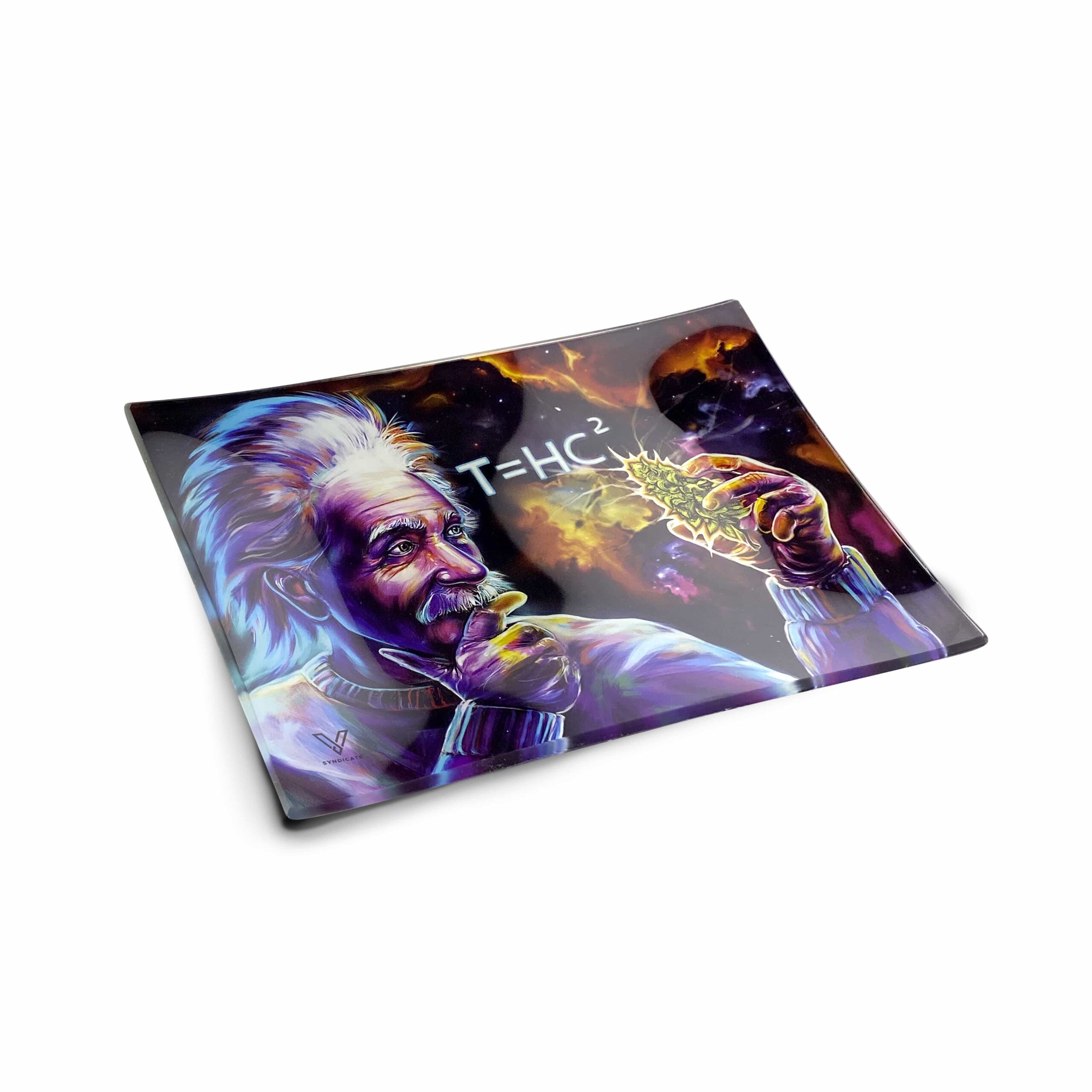 T=HC2 Black Hole Glass Rollin' Tray - Image 2