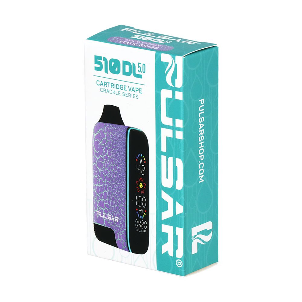Pulsar 510 DL 5.0 Precision Voltage Control LCD Screen Vape Bar | Crackle Series | 1000mAh - Image 13