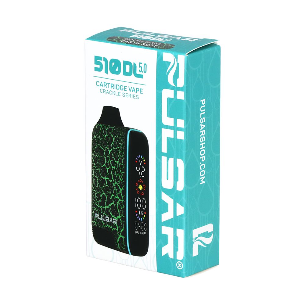Pulsar 510 DL 5.0 Precision Voltage Control LCD Screen Vape Bar | Crackle Series | 1000mAh - Image 7