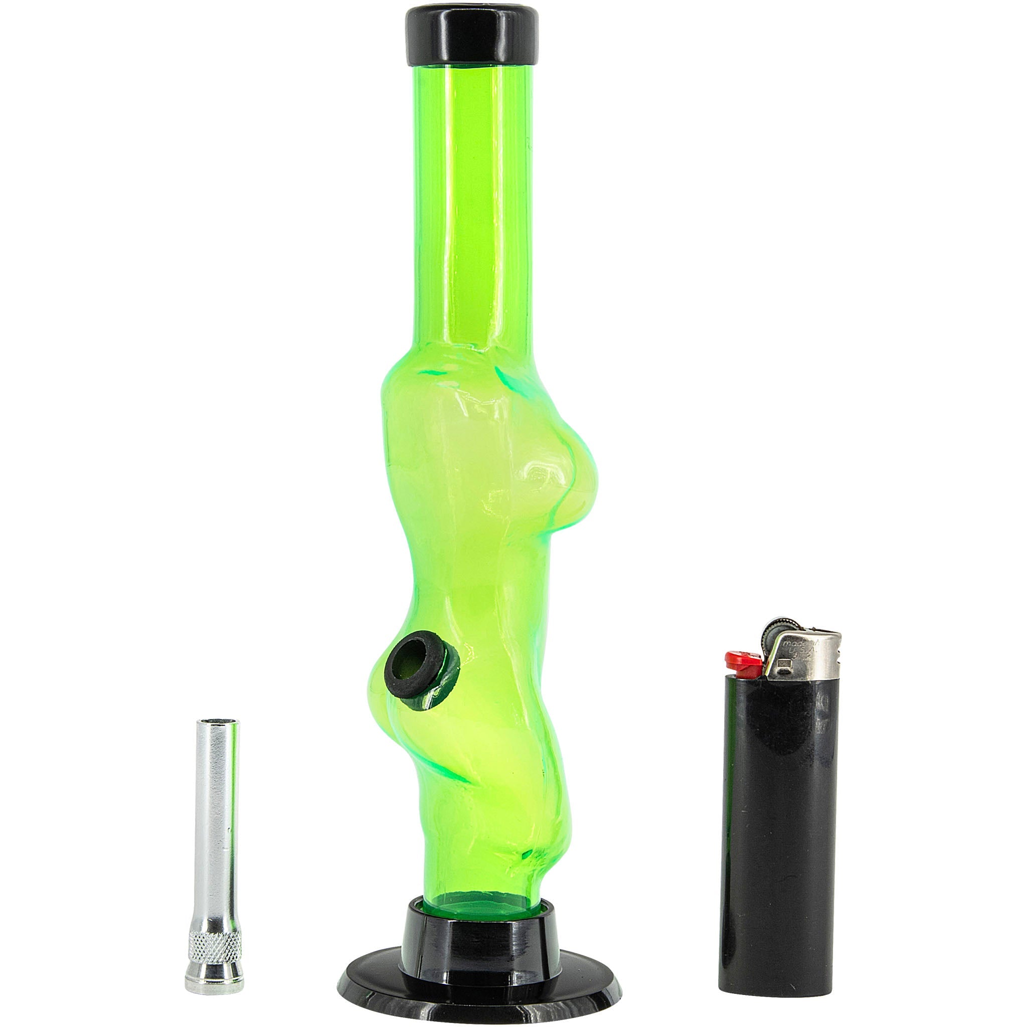Acrylic Lady Contour Bong 8" - Multiple Colors - Image 7