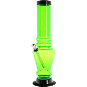 Acrylic Vase Base Bong  12"