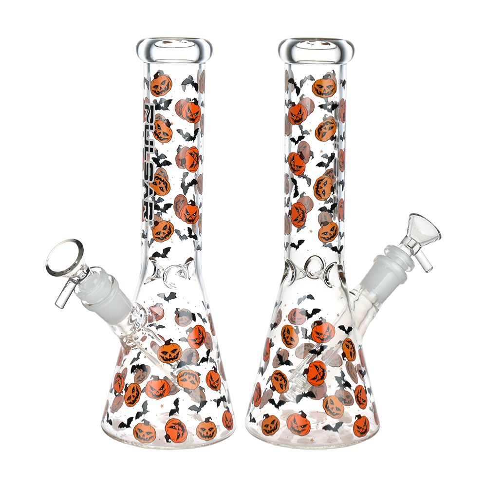 Pulsar Cackling Pumpkins Batty Beaker Bong | 14mm F - Image 2