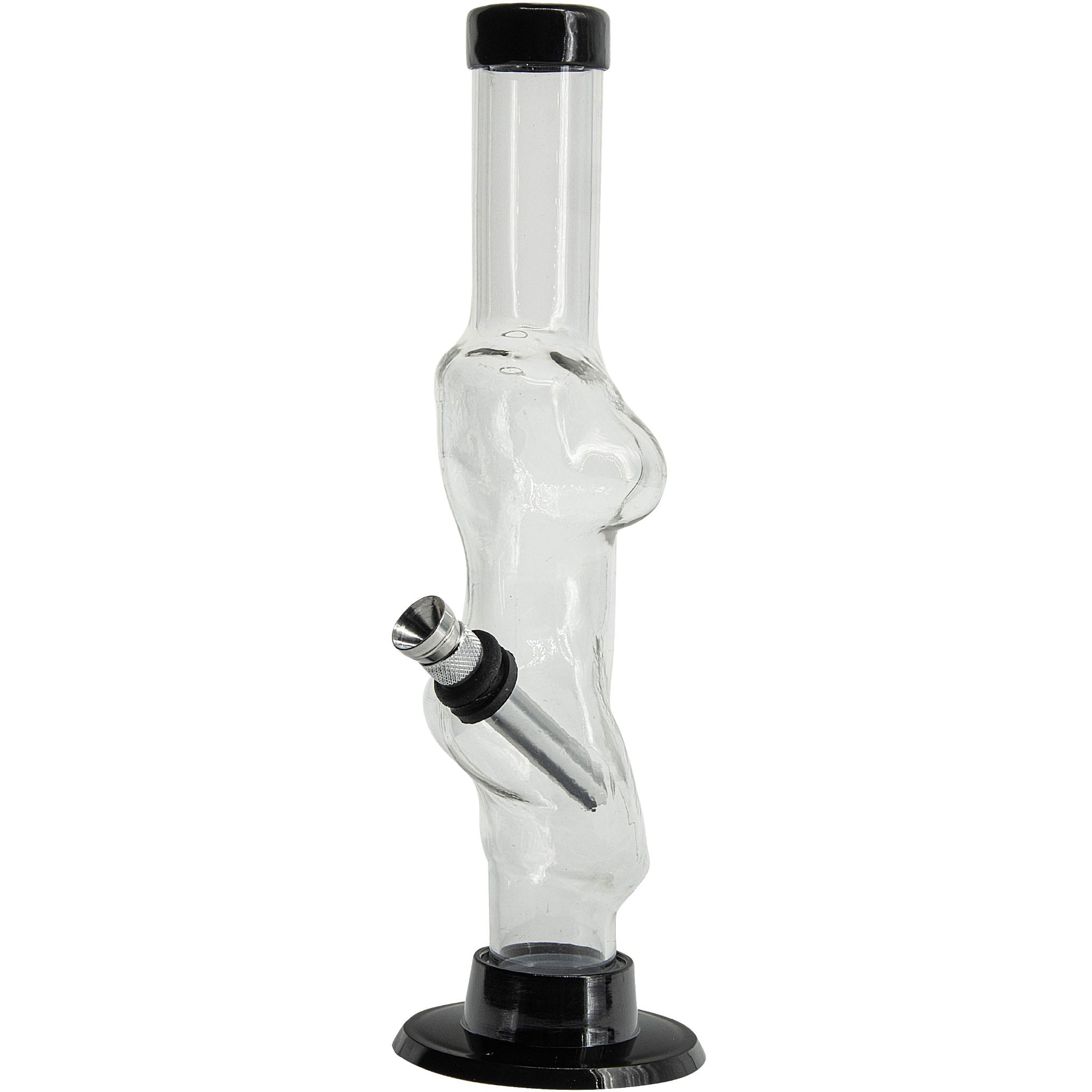 Acrylic Lady Contour Bong 8" - Multiple Colors - Image 24