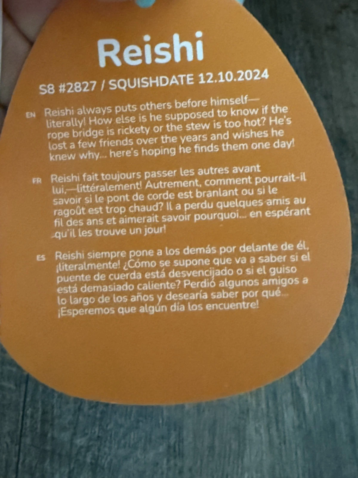 Squishmallows 2025 Halloween Reishi the Mushroom Potion 8 Inch Soft Plush New - Image 5