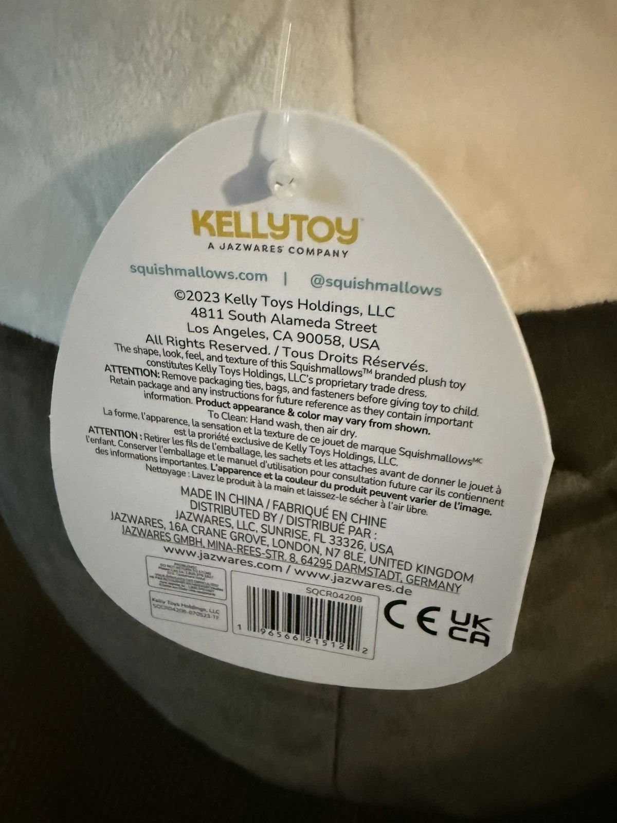 Squishmallows Cam the Cat w/ purple beanie 16 inch Brand New W Tags Squishmallow - Image 9