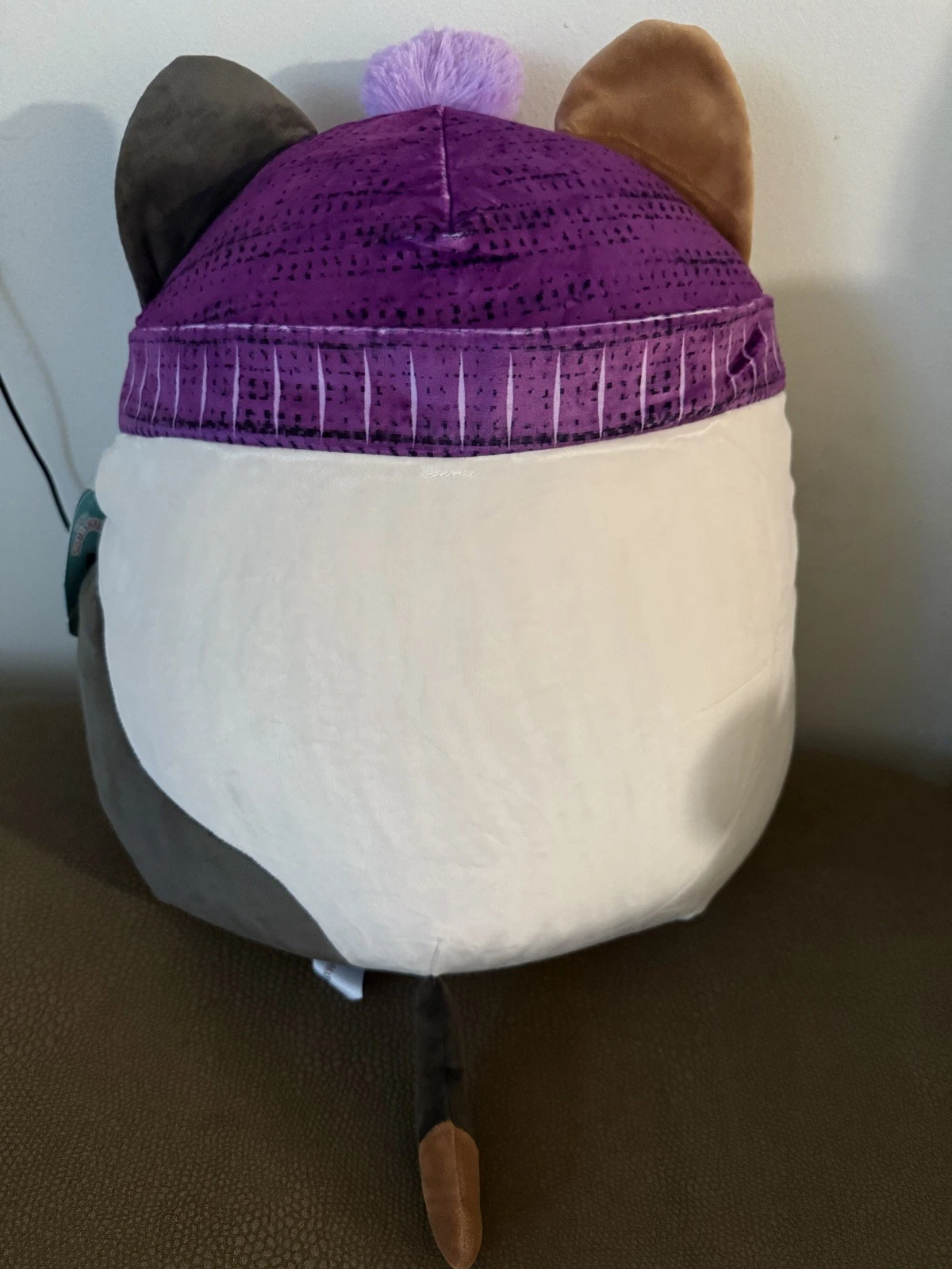 Squishmallows Cam the Cat w/ purple beanie 16 inch Brand New W Tags Squishmallow - Image 12