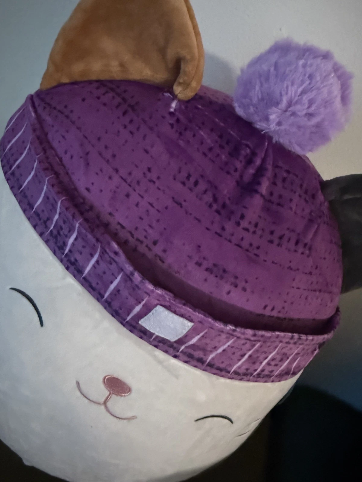 Squishmallows Cam the Cat w/ purple beanie 16 inch Brand New W Tags Squishmallow - Image 14