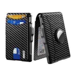 Dual-Fold Carbon Fiber Flip Wallet